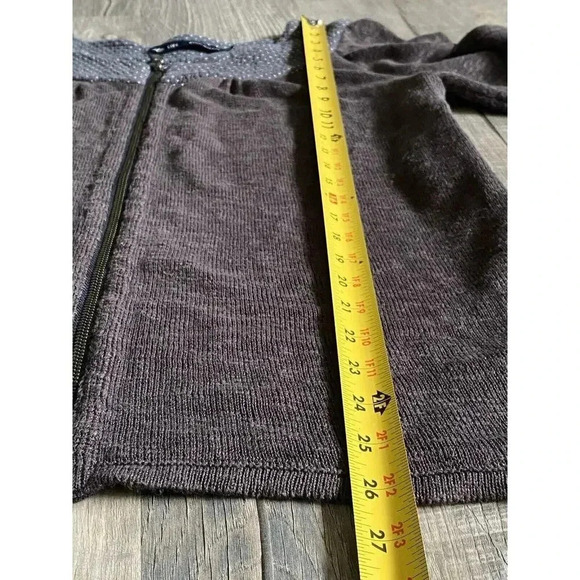 Blue Willis Life Women's Medium‎ Zip Cardigan Sweater Brown - Picture 12 of 16